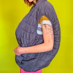 Beverly U.S.A. Mens/Womens Grey Puffer Vest